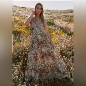 New Free People Ollari Alma Maxi Dress Size XS